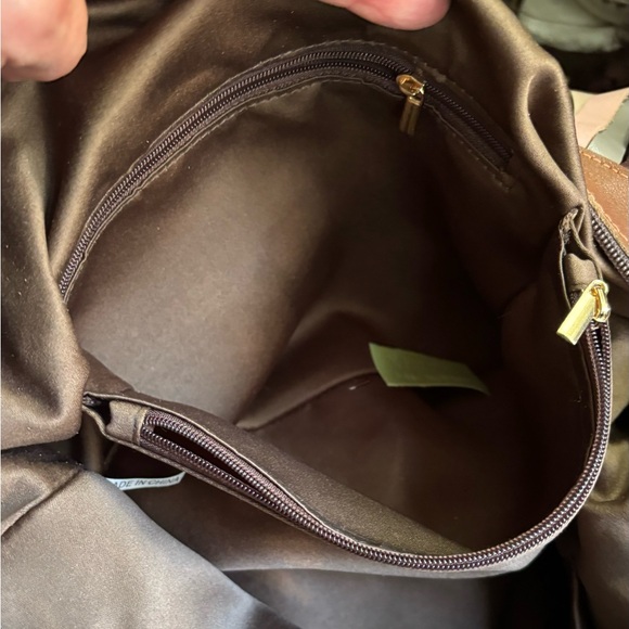 Beautiful leather multicolor fringe zip top shoulder/crosby - Picture 6 of 16